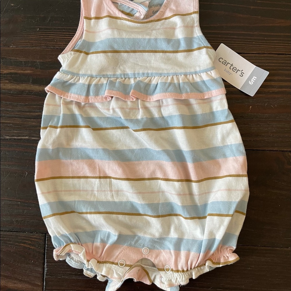 Striped romper